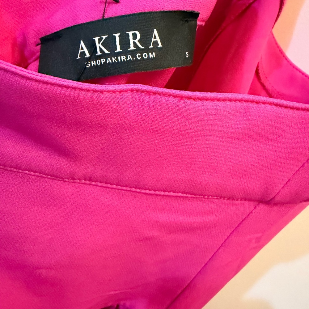 AKIRA Hot Pink Sleeveless Dress Mini Size Small - Picture 6 of 8